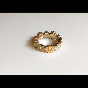 Flower and Peacock Rings